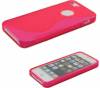 iPhone 5 Θήκη Σιλικόνης TPU Ροζ Νεον iPhone 5 Θήκη Σιλικόνης TPU Ροζ Νεον